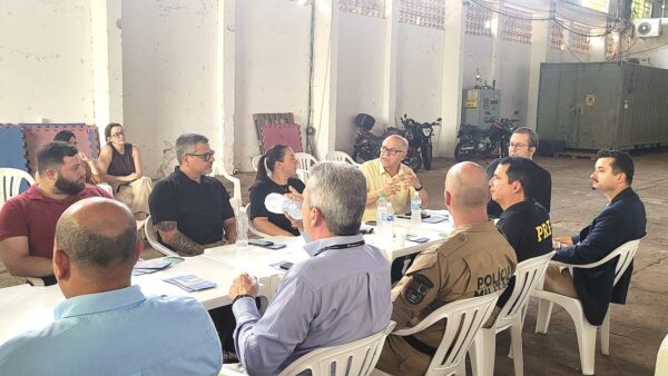 CT de Segurança do Codefoz reúne forças municipais, estaduais e federais – foto assessoria