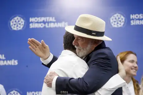 São Paulo (SP), 15/12/2024 - Presidente da República, Luiz Inácio Lula da Silva durante entrevista coletiva após cirurgia no hsopital Sírio-Libanês. Foto: Paulo Pinto/Agência Brasil