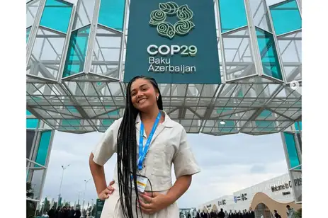 Brasília (DF), 04/01/2023 - Jovens da Amazônia lideram lutas para garantir futuro da floresta. Karina Penha na COP 29. Foto: Karina Penha/Arquivo Pessoal