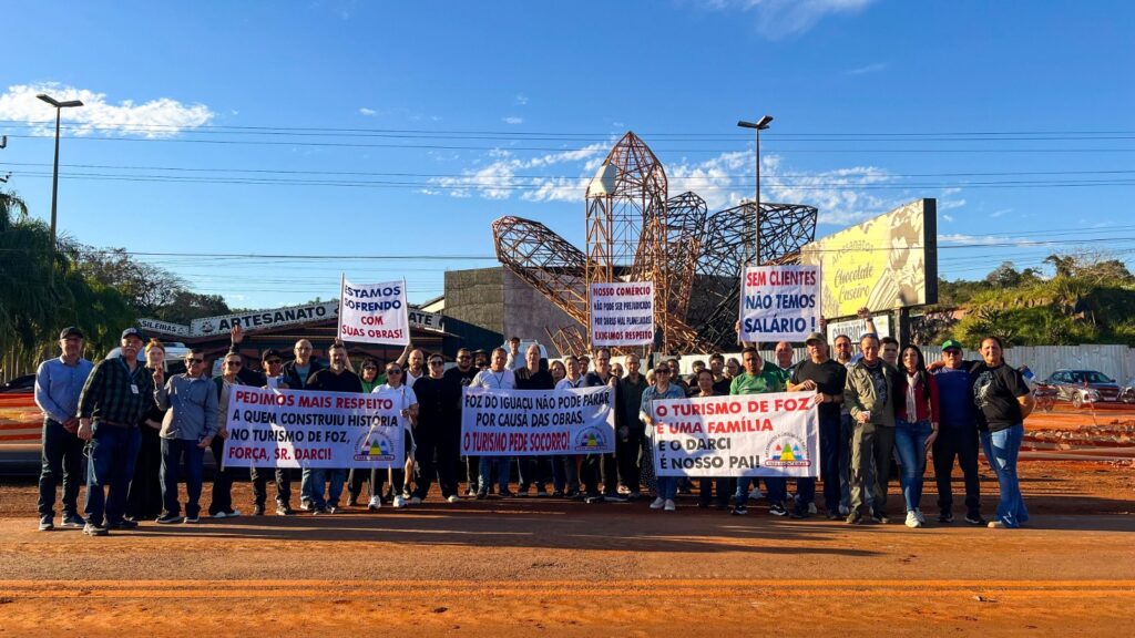Protesto na Rodovia