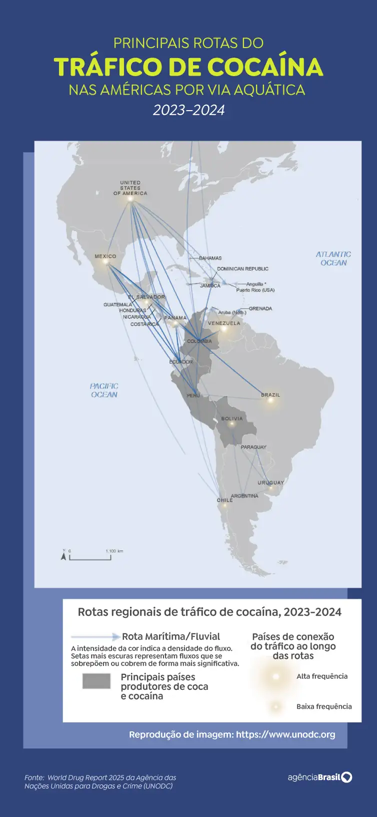 Arte/Agência Brasil arte-rotas-do-tráfico