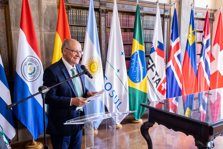 Rio de Janeiro (RJ), 16/09/2025 – Cerimônia de Assinatura do Acordo de Livre Comércio MERCOSUL-EFTA.
Foto: Júlio César Silva/MDIC