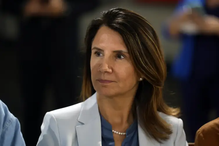 Valter Campanato/Agência Brasil Brasília (DF) 13/08/2025 - A diretora executiva da COP30, Ana Toni, participa do evento