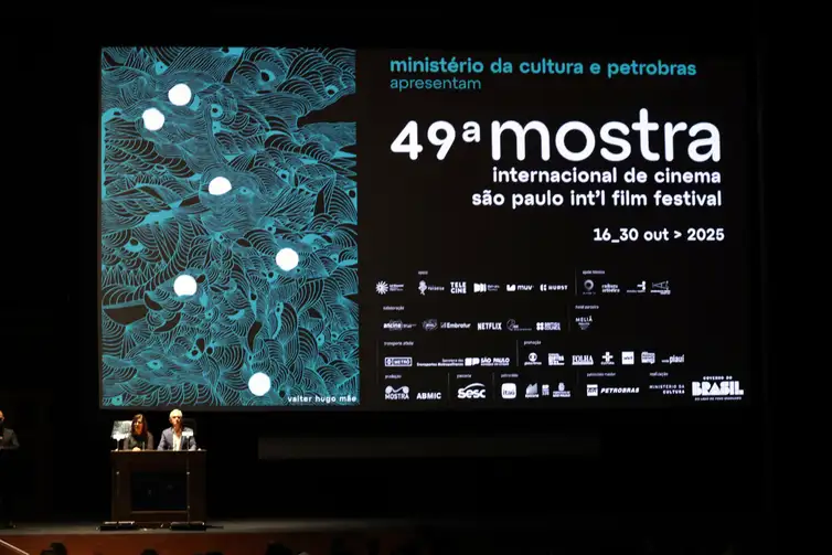 São Paulo (SP), 15/10/2025 - Abertura da 49ª Mostra Internacional de Cinema, na Sala São Paulo. Foto: Paulo Pinto/Agência Brasil