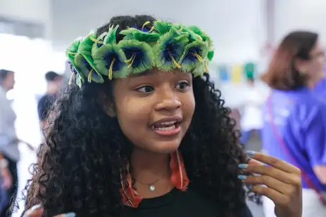 Fabio Rodrigues-Pozzebom/ Agênc Luziânia (GO), 06/10/2025 – Adrielle Silveira participa da 6ª Conferência Nacional Infantojuvenil pelo Meio Ambiente
Foto: Fabio Rodrigues-Pozzebom/ Agência Brasil