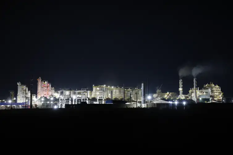 Balsas (MA), 08/10/2025 – A biorefinaria da Inpasa, especializada na produção de etanol e óleos vegetais a partir do milho. Foto: Fernando Frazão/Agência Brasil