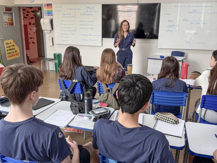 Brasília (DF) 05/11/2025 – Cintia Etsuko Yamashita, coordenadora pedagógica da Escola Bilíngue Pueri Domus da Aclimação, em São Paulo.
Foto: Cintia Etsuko Yamashita/Arquivo pessoal