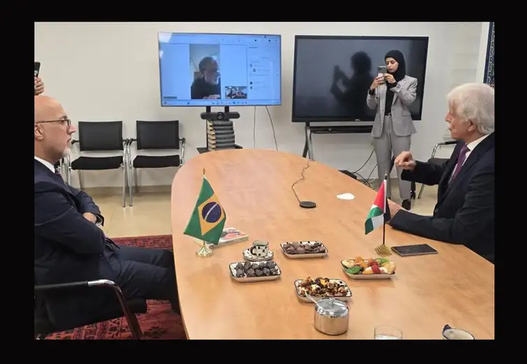 Rio de Janeiro (RJ), 17/11/2025 –  Acordo inédito envia livros de autores brasileiros para a Palestina.
Representação brasileira na Palestina/Divulgação