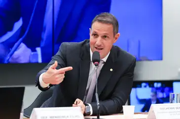 Lula Marques/Agência Brasil Brasília - 14/10/2025 - Secretário de Segurança de São Paulo, Guilherme Derrite, debate PEC da Segurança Pública na Câmara Foto: Lula Marques/Agência Brasil.