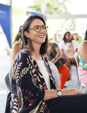 Ray Evllyn/Divulgação 12/12/2025 - Rio de Janeiro - Projeto social estimula autonomia financeira de mulheres no Rio. Na foto a diretora Executiva do Instituto da Providência, Maria Garibaldi. Foto: Ray Evllyn/Divulgação