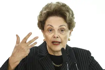 Marcelo Camargo/Agência Brasil Brasília (DF), 07/01/2026 - A presidenta do Banco do BRICS, Dilma Rousseff, durante cerimônia para anúncio da Rede Nacional de Hospitais e Serviços Inteligentes do SUS e assinatura de contrato de empréstimo com o Banco do BRICS (NDB) para a implantação do primeiro hospital inteligente do Brasil, em cerimônia no Palácio do Planalto. Foto: Marcelo Camargo/Agência Brasil