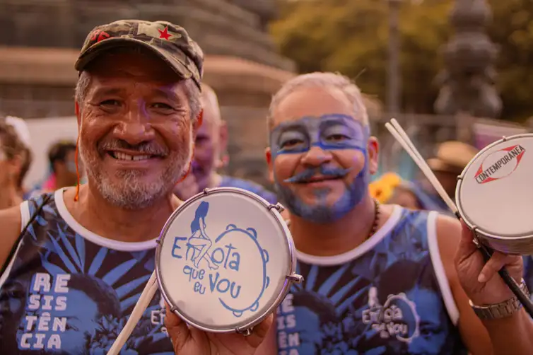 21/01/2026 - Rio de Janeiro - Blocos LGBTQIA+ do Rio de Janeiro pregam alegria e pluralidade. Bloco Enxota que eu vou. Foto: Enxota Que Eu Vou/ Bruno Santos