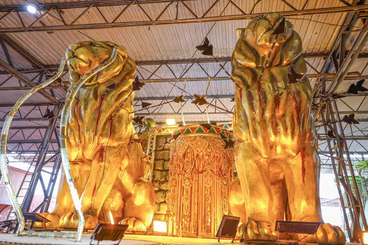 Rio de Janeiro (RJ), 12/02/2026 – Alegorias da Unidos de Padre Miguel  - Escolas da Série Ouro do Rio terão competição acirrada pelo campeonato.
Foto: Carlos Lucio/ UPM