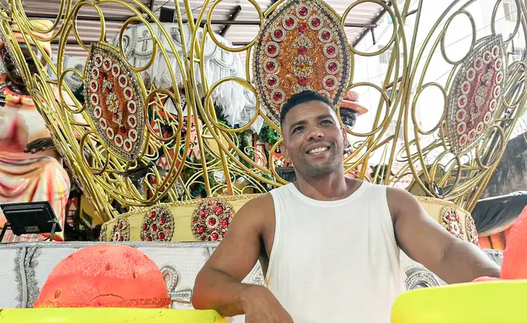 Rio de Janeiro (RJ), 12/02/2026 – Carnavalesco da Estácio de Sá, Marcus Paulo - Escolas da Série Ouro do Rio terão competição acirrada pelo campeonato.
Foto: w7produções/Divulgação